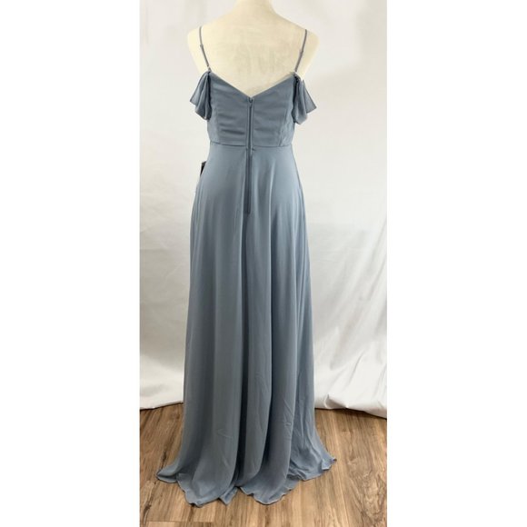 Birdy Grey Spence Dusty Blue Formal Dress - Size: Small - Picture 3 of 12
